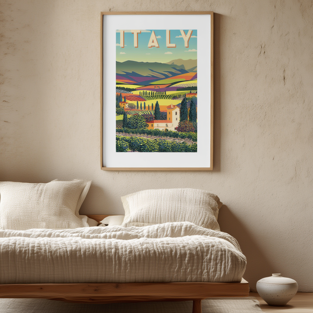 Italy Travel Poster - Hakyarts