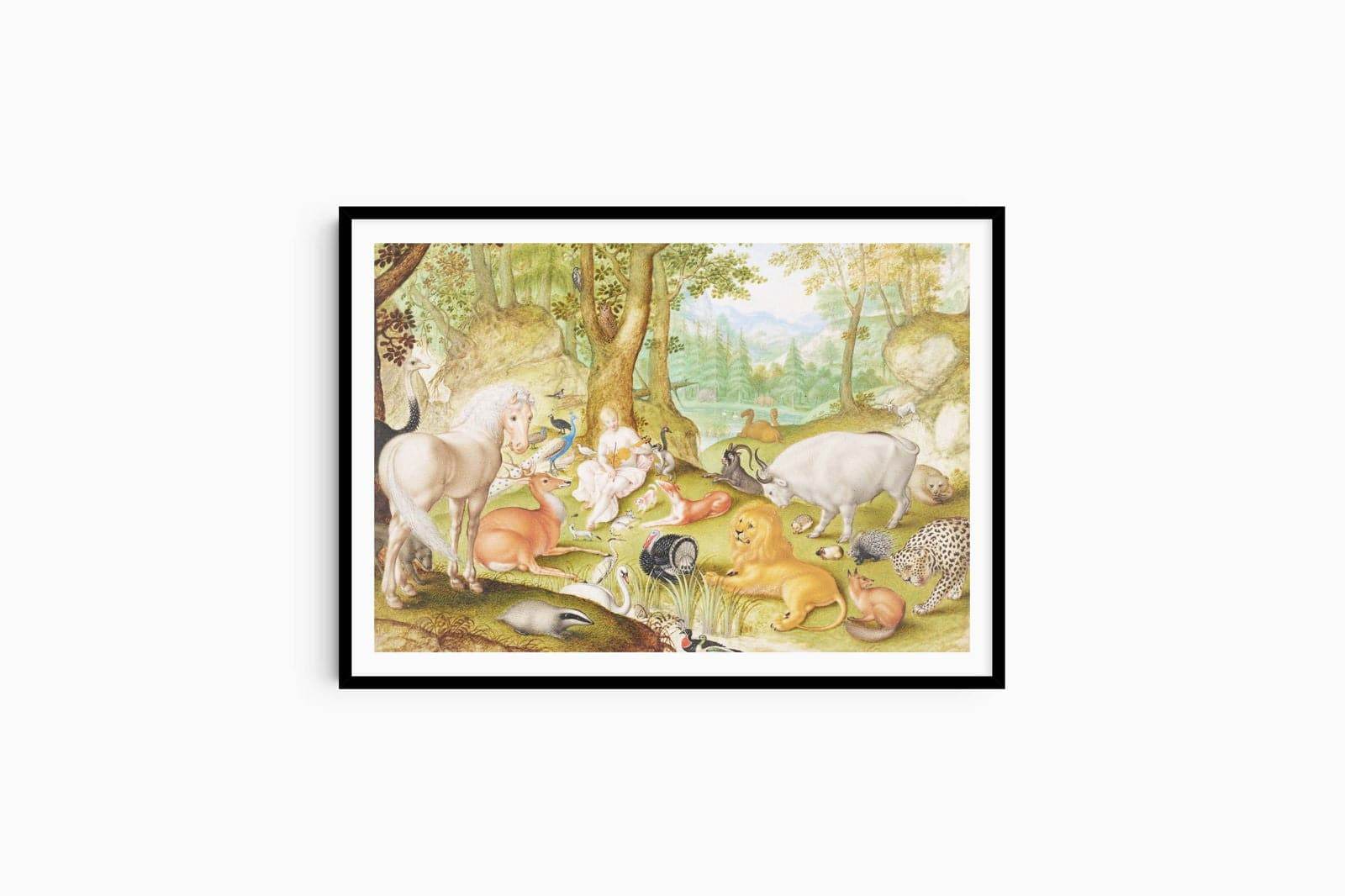 Jacob Hoefnagel - Orpheus Charming the Animals - Hakyarts