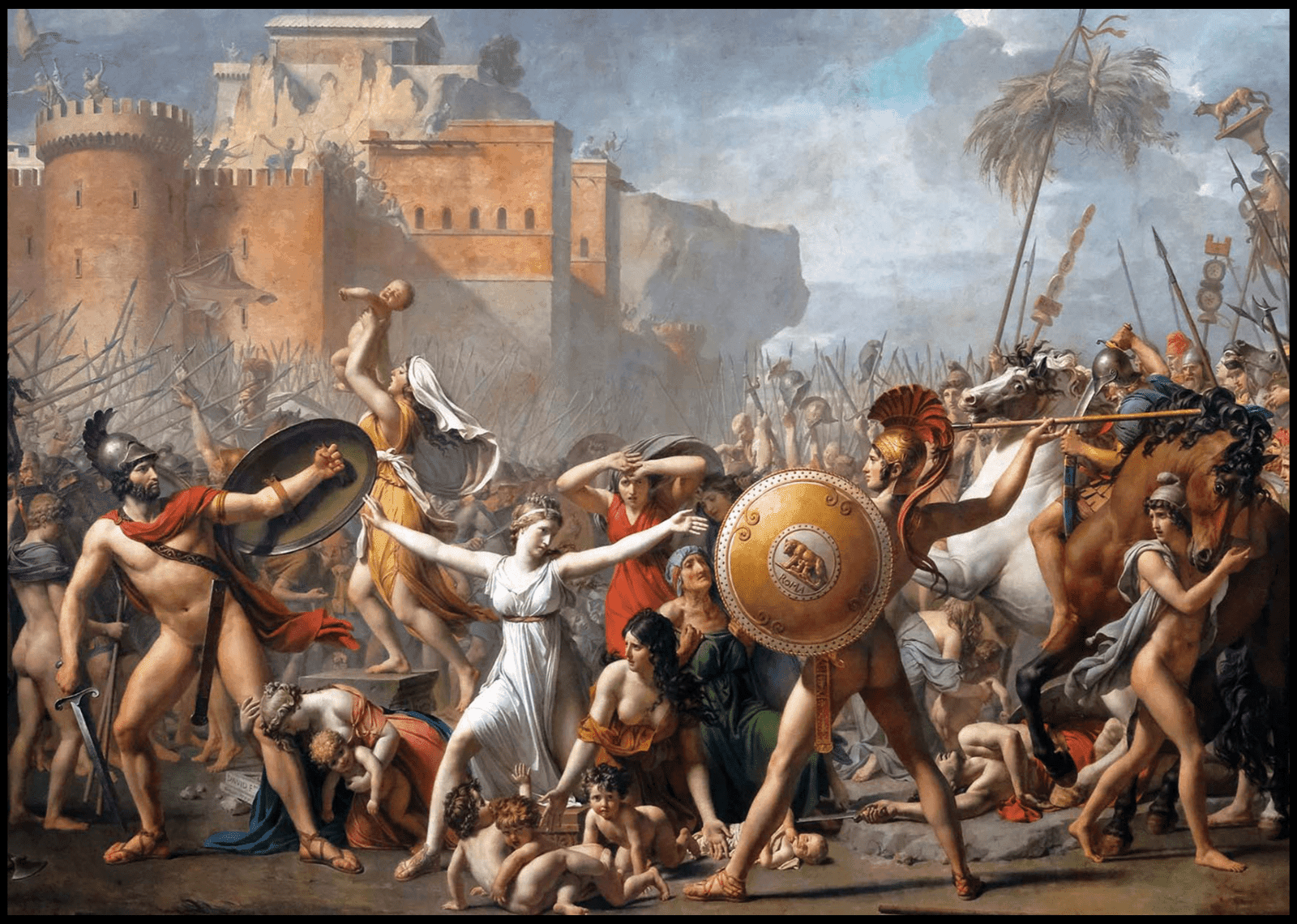 Jacques-Louis David - Les Sabines - Hakyarts