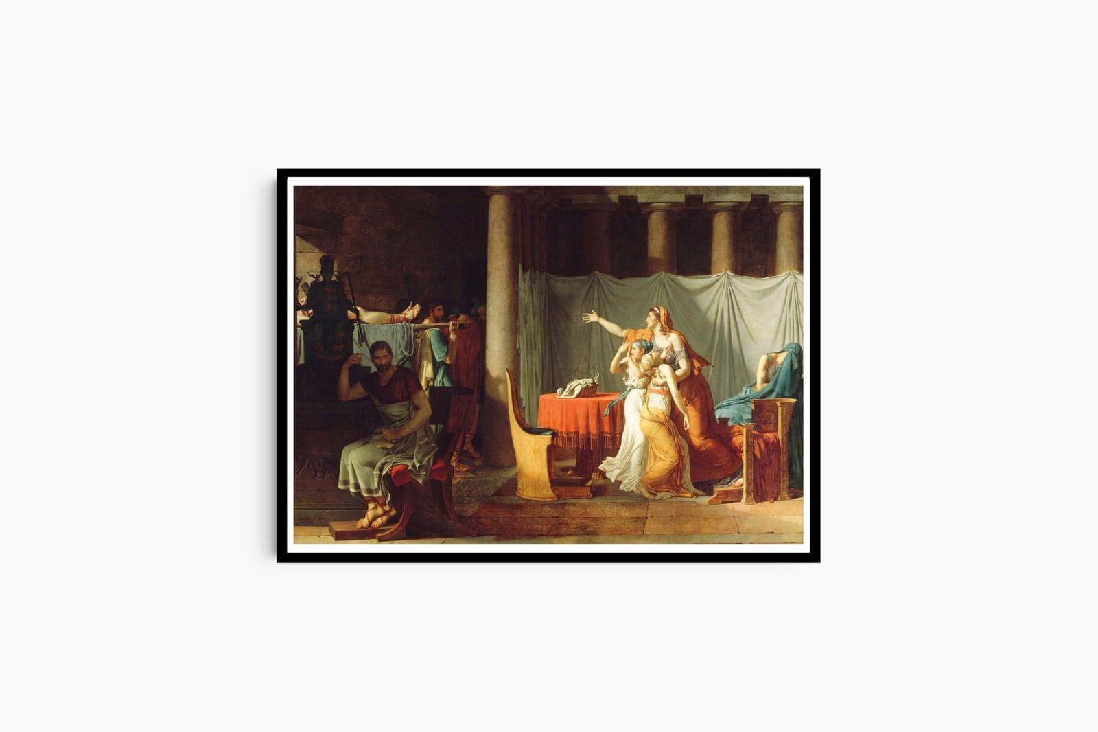 Jacques-Louis David - The Lictors Bring to Brutus the Bodies of His Sons - Hakyarts