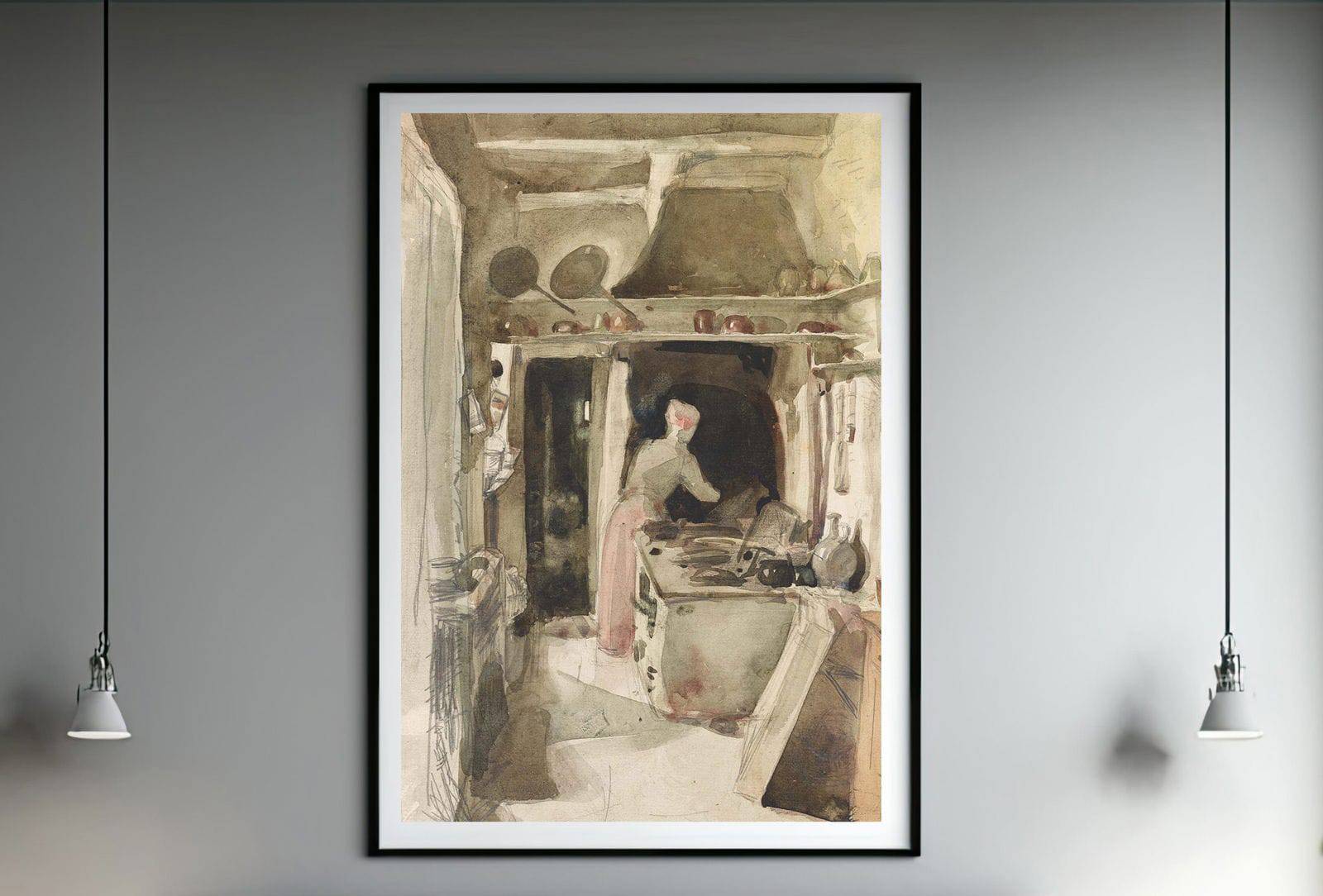 James McNeill Whistler - The Kitchen