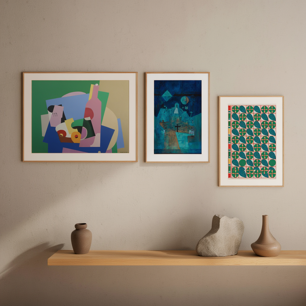 Set of 3 Art Prints – Klee & Co - Hakyarts