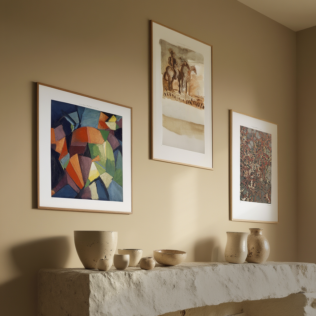 Set of 3 – Decorative, Surrealist & Abstract Modern Art Prints