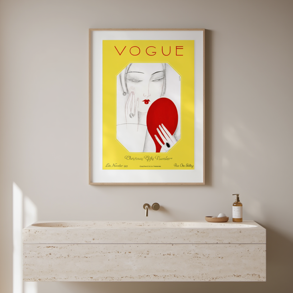 Vogue Holiday Edition 1925 – Christmas Gifts Vintage Magazine Cover