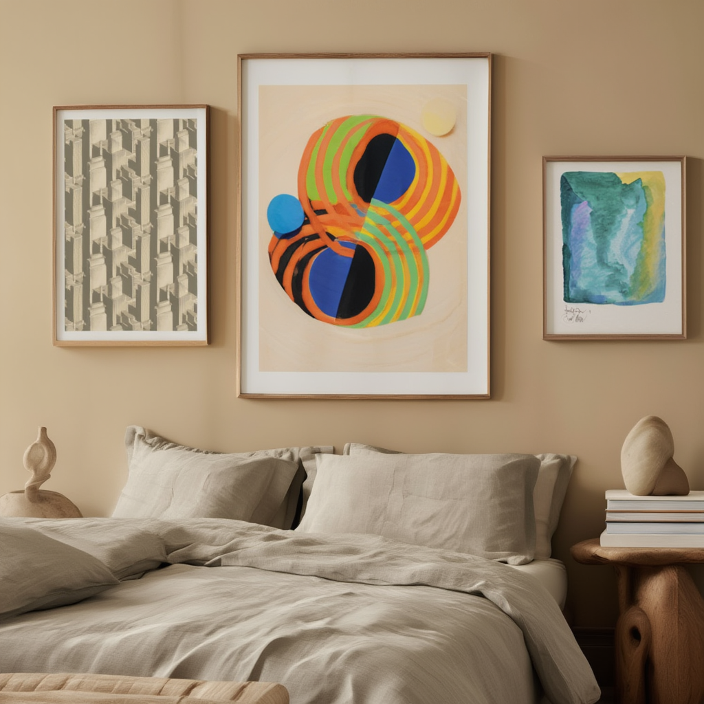 Atmospheric, Orphist & Modern Abstract – Bundle of 3 Art Prints