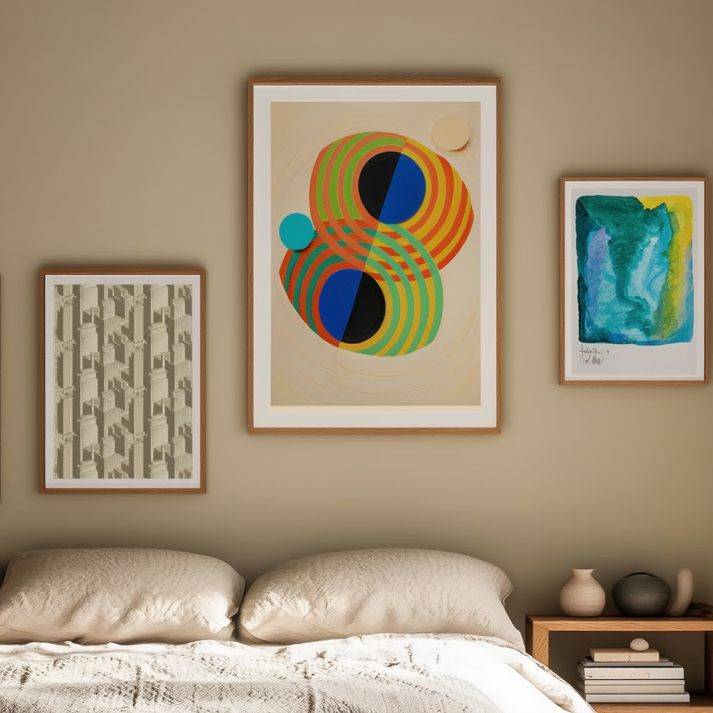 Atmospheric, Orphist & Modern Abstract – Bundle of 3 Art Prints