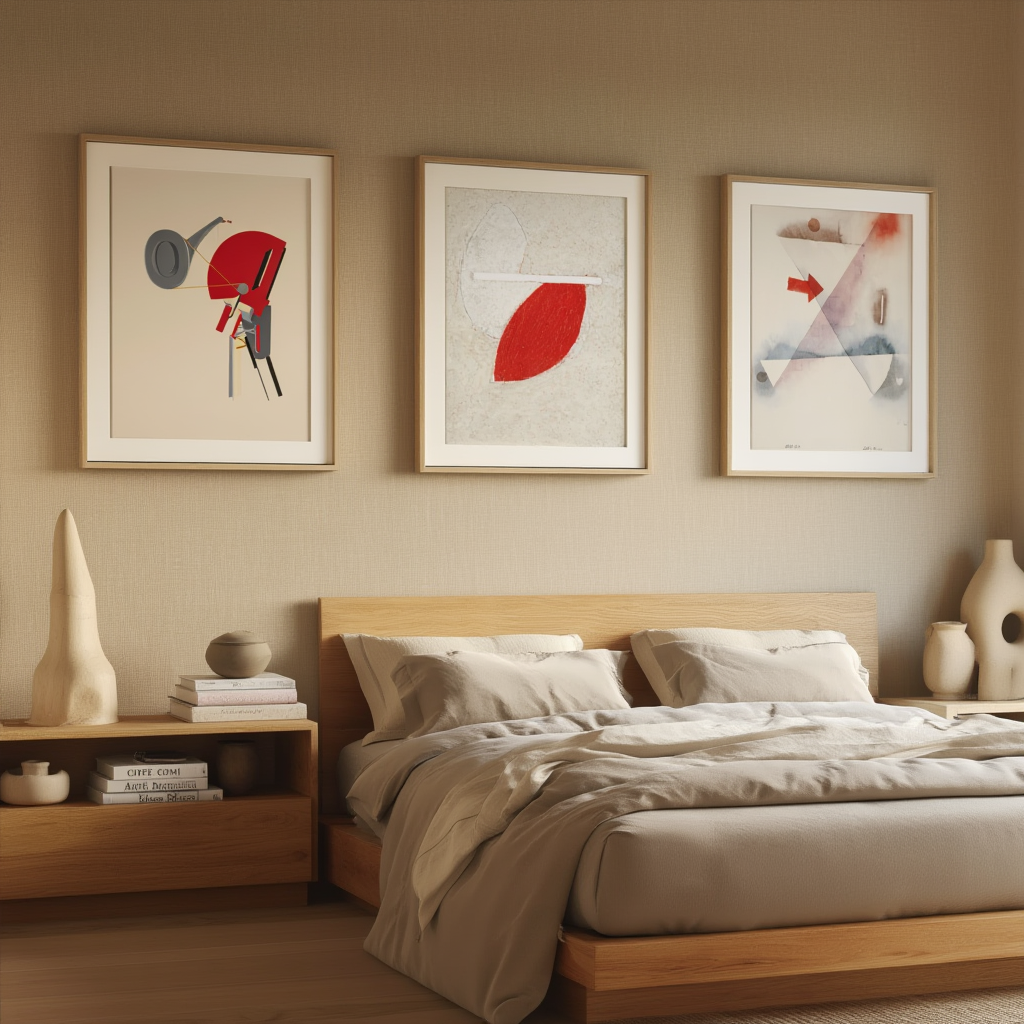 Set of 3 – Dada, Constructivist & Abstract Modern Art Prints