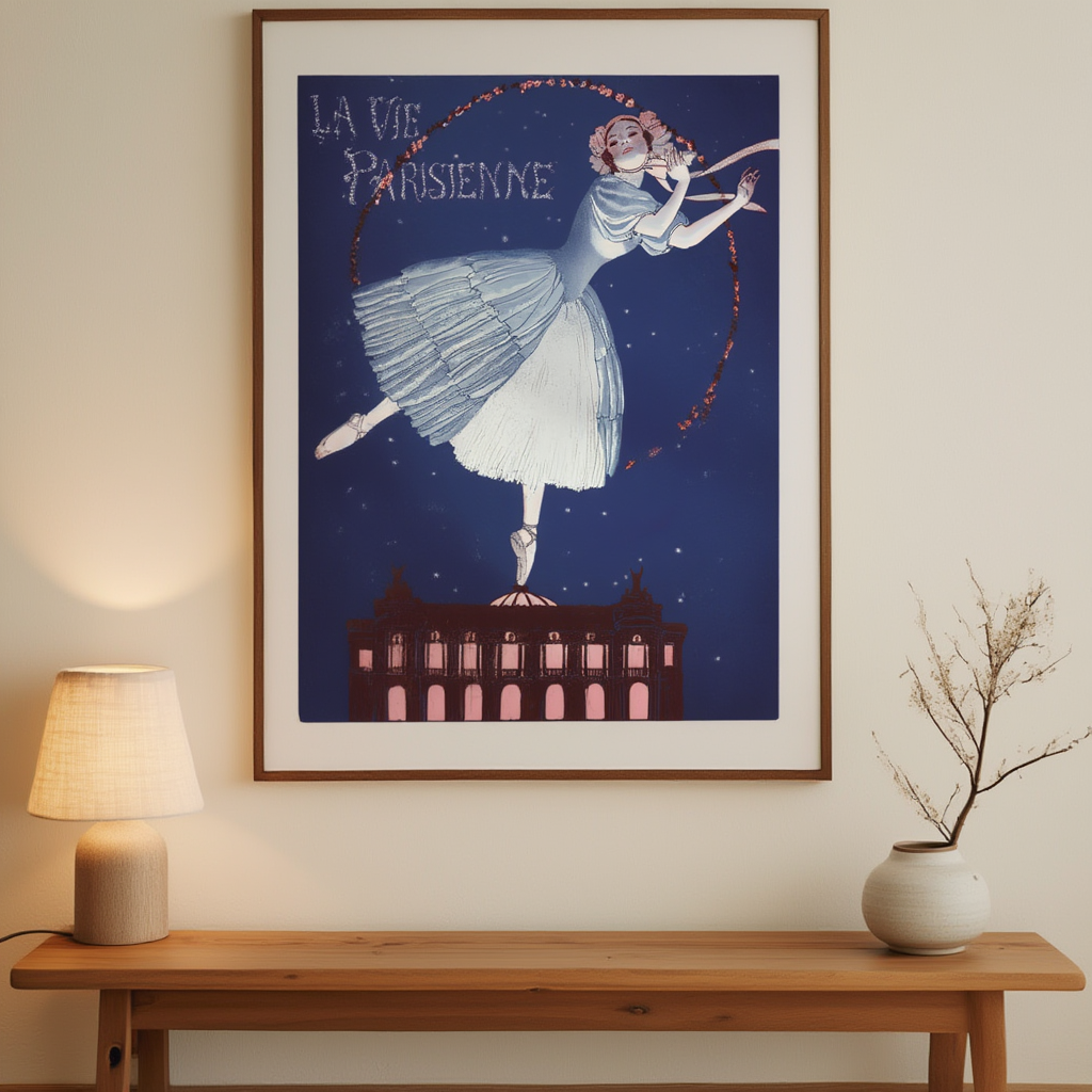 La Vie Parisienne Magazine Cover Vintage Art Print