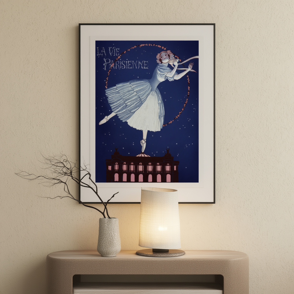 La Vie Parisienne Magazine Cover Vintage Art Print