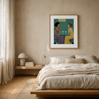 Martini Ladies Print | Warm Hue | Contemporary Cocktail Wall Art