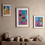 Set of 3 – Modernist, Cubist & Neue Sachlichkeit Prints - Hakyarts