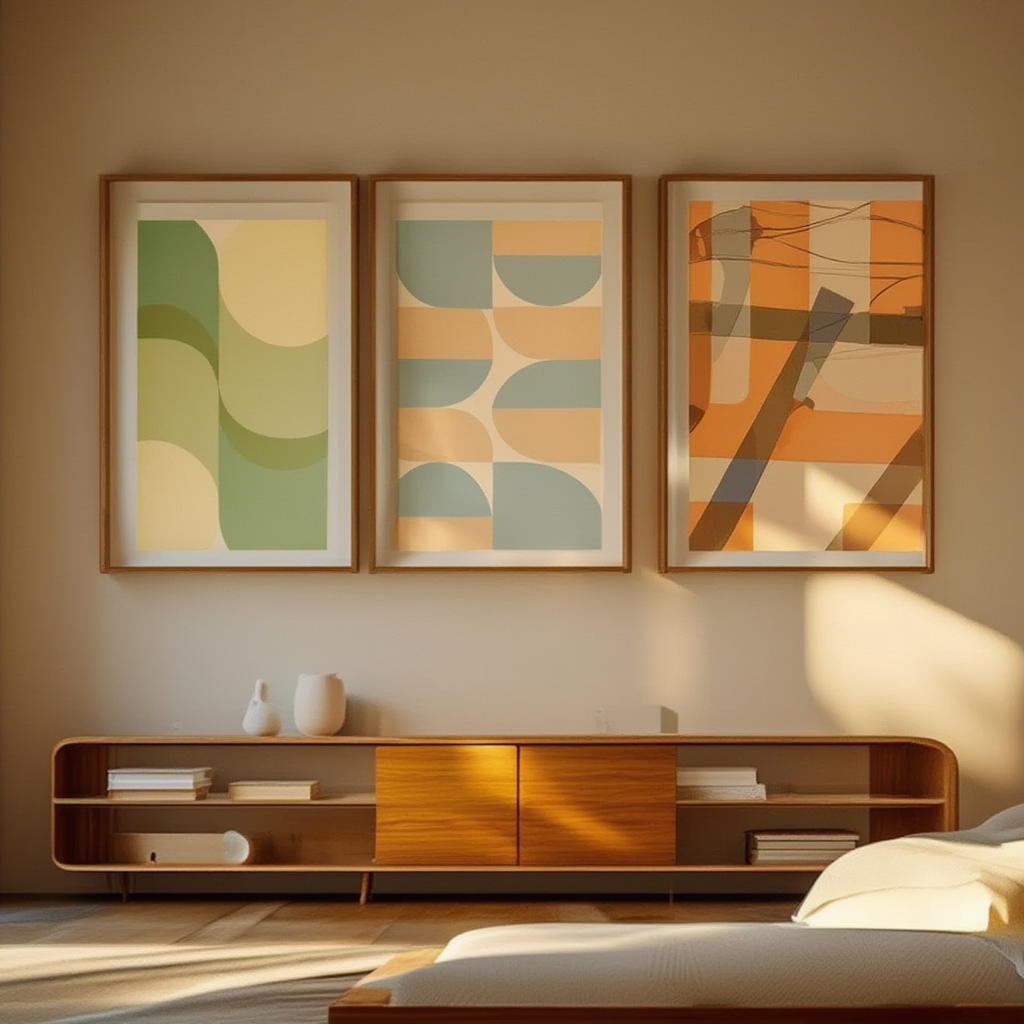 Scandinavian Abstract Collection – Set of 3 - Hakyarts