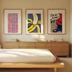 Lichtenstein & Warhol Pop Art – Bedroom Bundle Set of 3 - Hakyarts