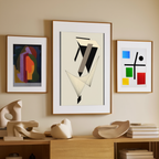 Bundle of 3 – Suprematist, Cubist & Contemporary Abstract Prints - Hakyarts