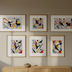 Kandinsky – Geometric Abstract Art “Concentric Circles”