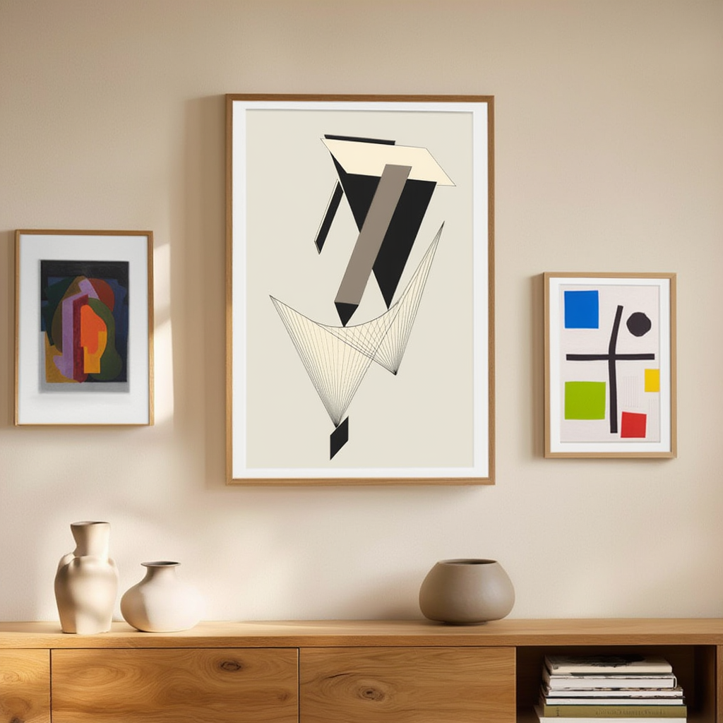 Bundle of 3 – Suprematist, Cubist & Contemporary Abstract Prints