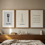 Music Gallery – Japandi Home Office Set of 3 - Hakyarts