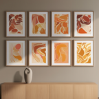Retro Soul Art Bundle – Boho Bedroom Set of 6 - Hakyarts