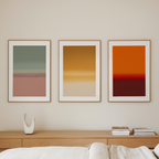 Rothko Color Field – Living Room Set of 3 - Hakyarts