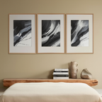 Expressive Black & White Art – Version 3 – Set of 3 - Hakyarts