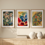 Komposition, Merzpicture 20 B & Ohne Titel – Set of 3 Abstract, Dada & Expressionist Prints - Hakyarts