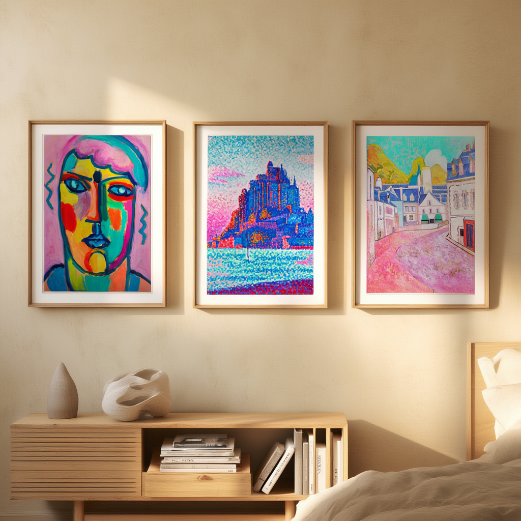 Set of 3 Jawlensky, Signac & Bernard – Fine Art Prints Collection - Hakyarts