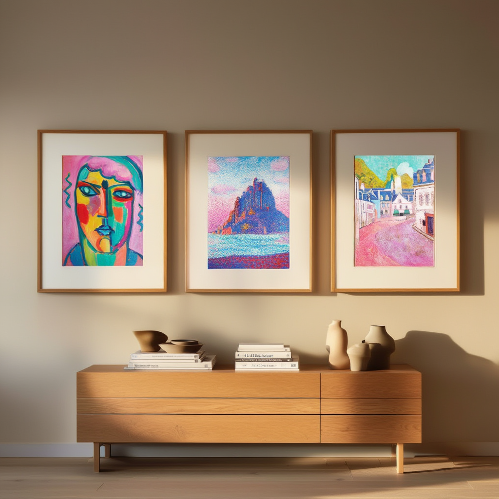 Set of 3 Jawlensky, Signac & Bernard – Fine Art Prints Collection - Hakyarts