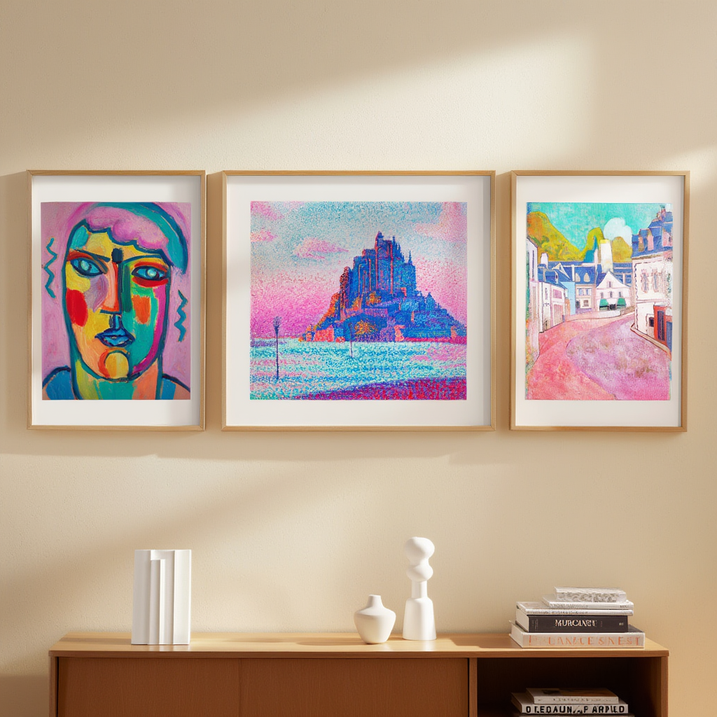 Set of 3 Jawlensky, Signac & Bernard – Fine Art Prints Collection - Hakyarts