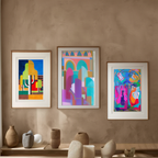 Set of 3 – Modernist, Cubist & Neue Sachlichkeit Prints - Hakyarts