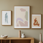 Whispered Silhouettes – Bundle of 3 Figurative Art Prints - Hakyarts