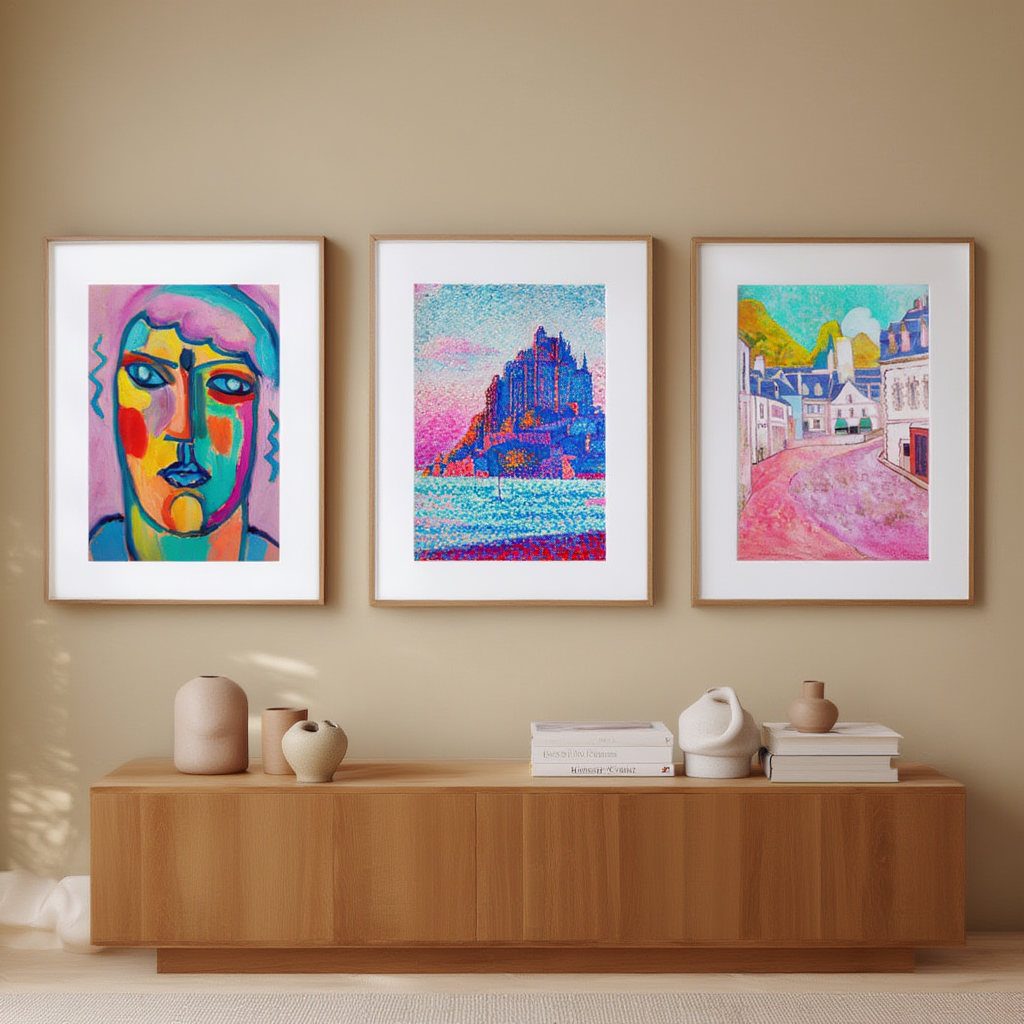 Set of 3 Jawlensky, Signac & Bernard – Fine Art Prints Collection - Hakyarts