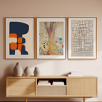 Set of 3 Odilon Redon, Mondrian & Co – Fine Art Prints Collection - Hakyarts