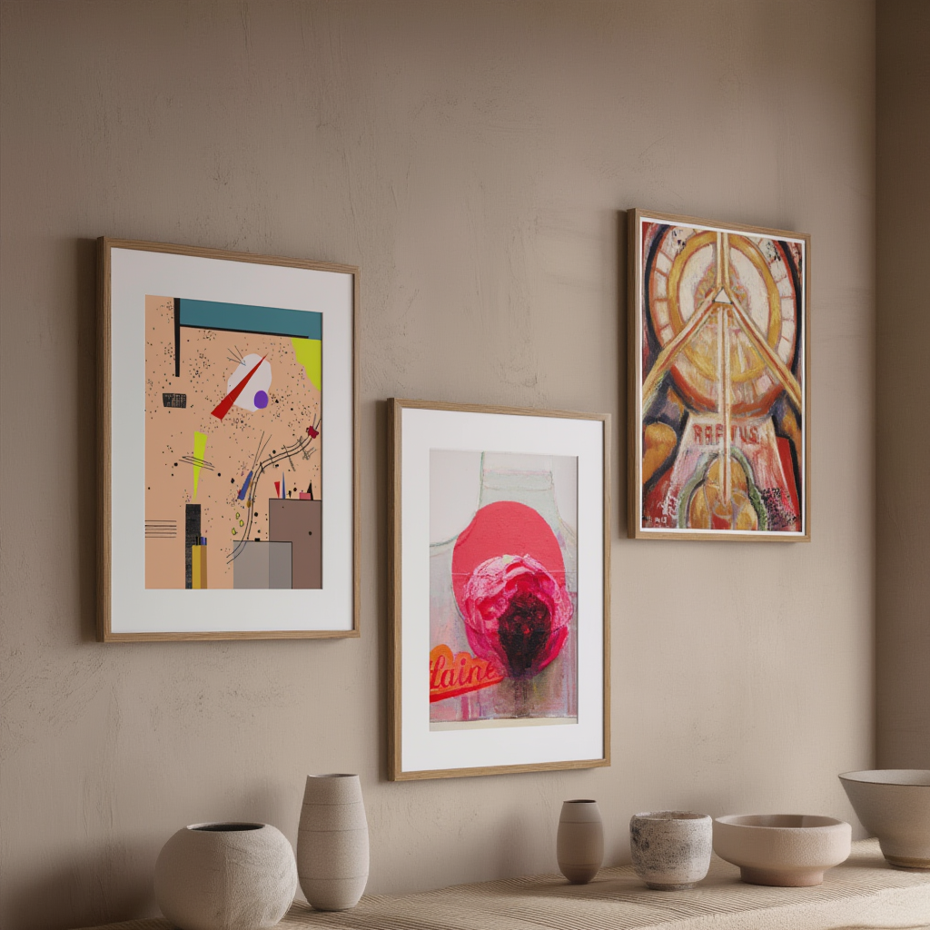 Set of 3 Spritze, Laine ja Laine IV & Raptus – Modernist & Contemporary Abstract Prints