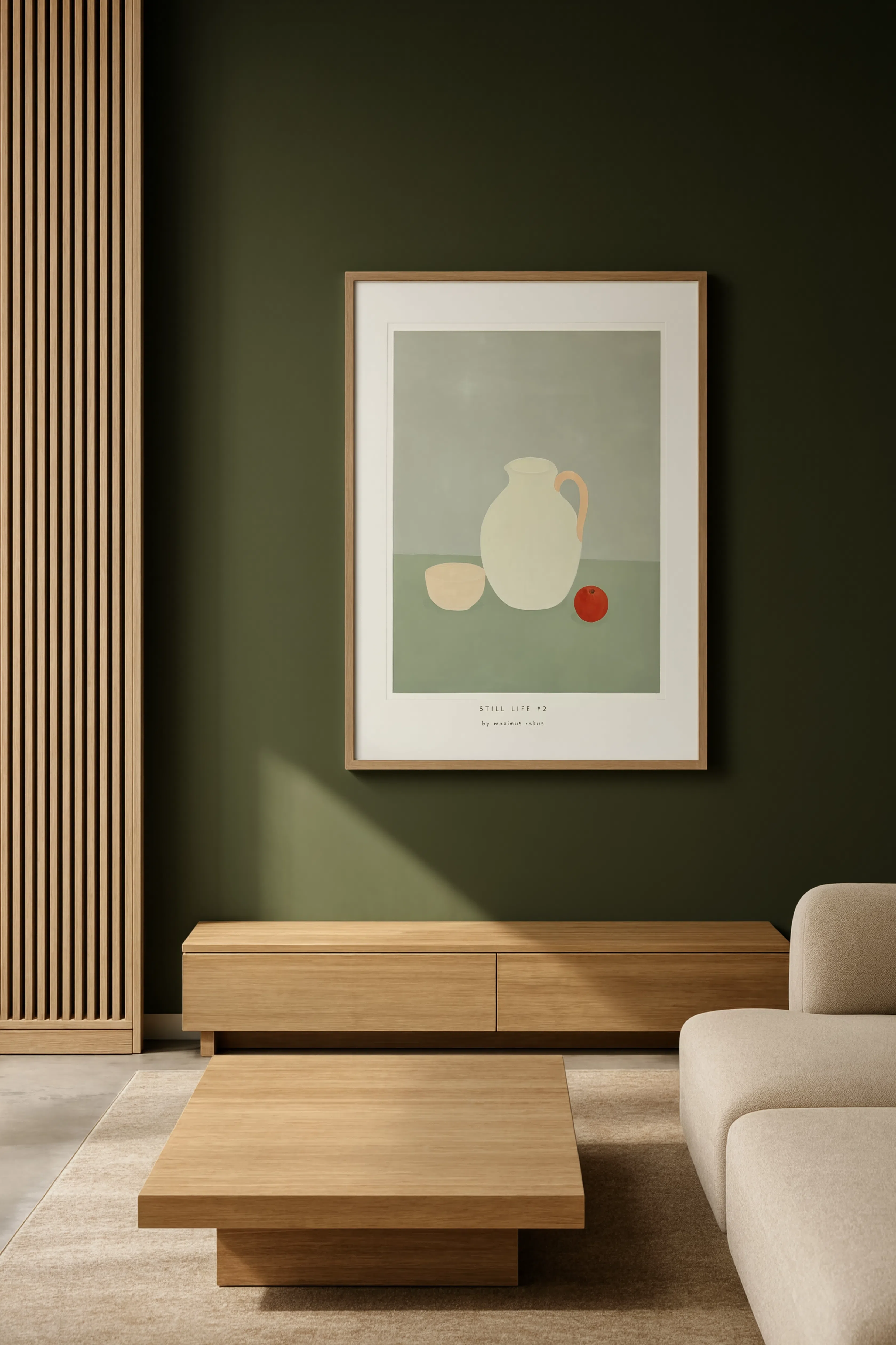 Quiet Still Life | Minimalist Contemporary Art Print