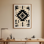 Traditional Aztec Inspired Art Print