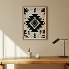 Traditional Aztec Inspired Art Print