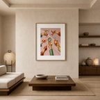 Vintage Beauty Hands Collage I | Modern Fashion Collage Wall Art