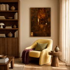 Rust Patina Abstract II | Contemporary Textured Abstract Wall Art Print