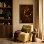 Rust Patina Abstract II | Contemporary Textured Abstract Wall Art Print