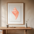 Soft Watercolour Seashell Print
