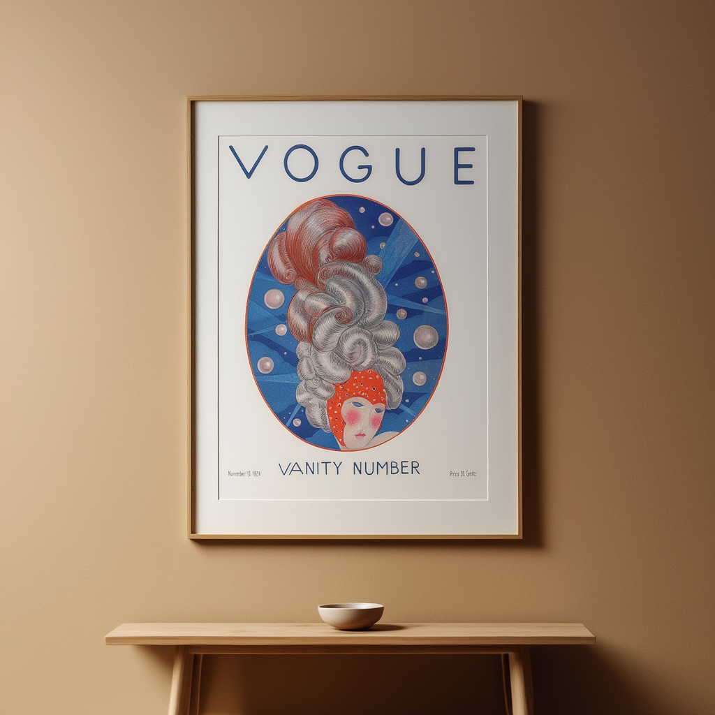 Vogue 1924 Vanity Number – Vintage Editorial Art Print