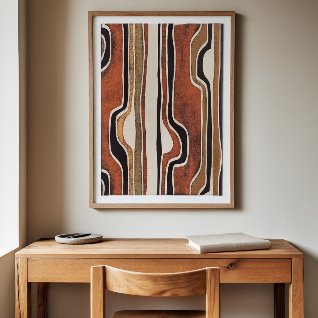 Traditional Mudcloth Pattern Art Print
