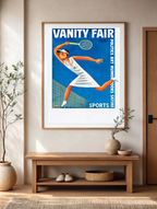 Estampe de couverture Vintage Vanity Fair août 1932 – Politique Art Humour Illustration