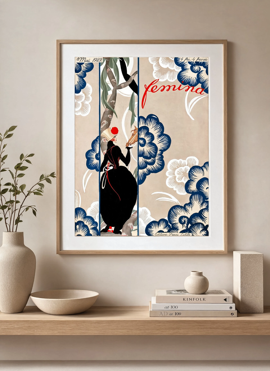 Femina Cover Vintage Magazine Art Print