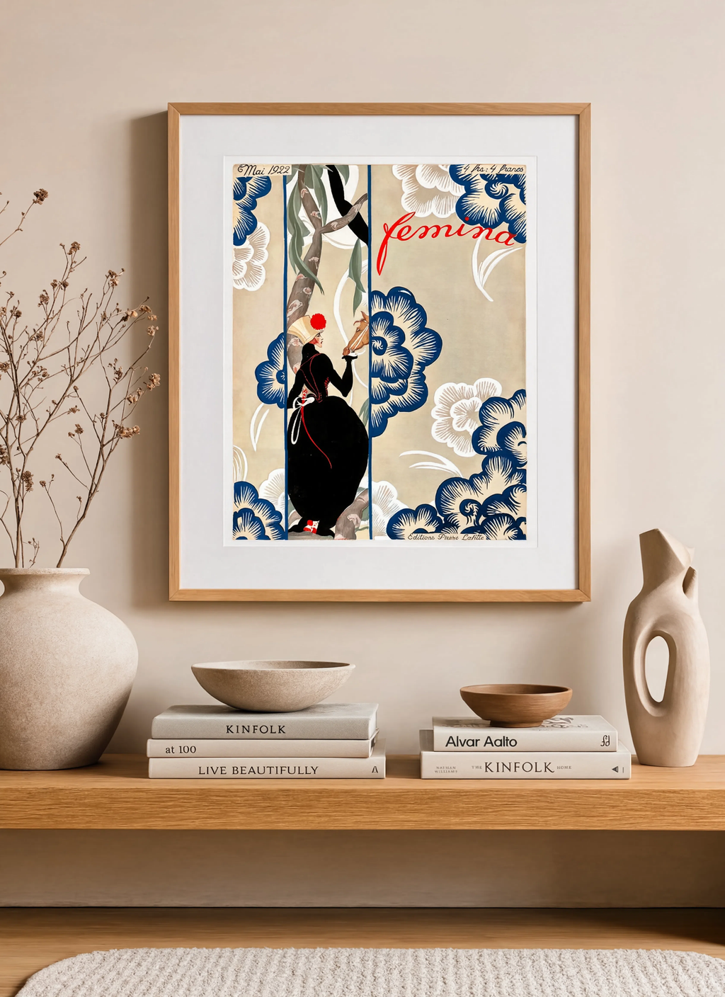 Femina Cover Vintage Magazine Art Print