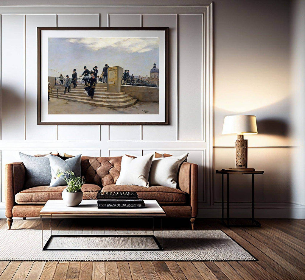 Jean Béraud - A Windy Day on The Pont des Arts - Hakyarts