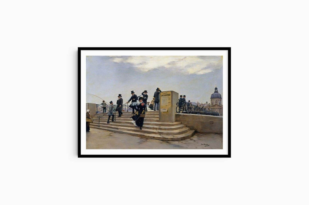 Jean Béraud - A Windy Day on The Pont des Arts - Hakyarts