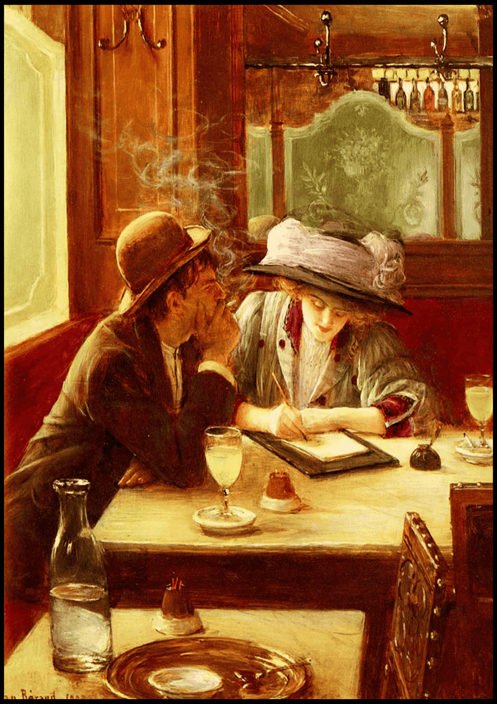 Jean Béraud - La Lettre - Hakyarts