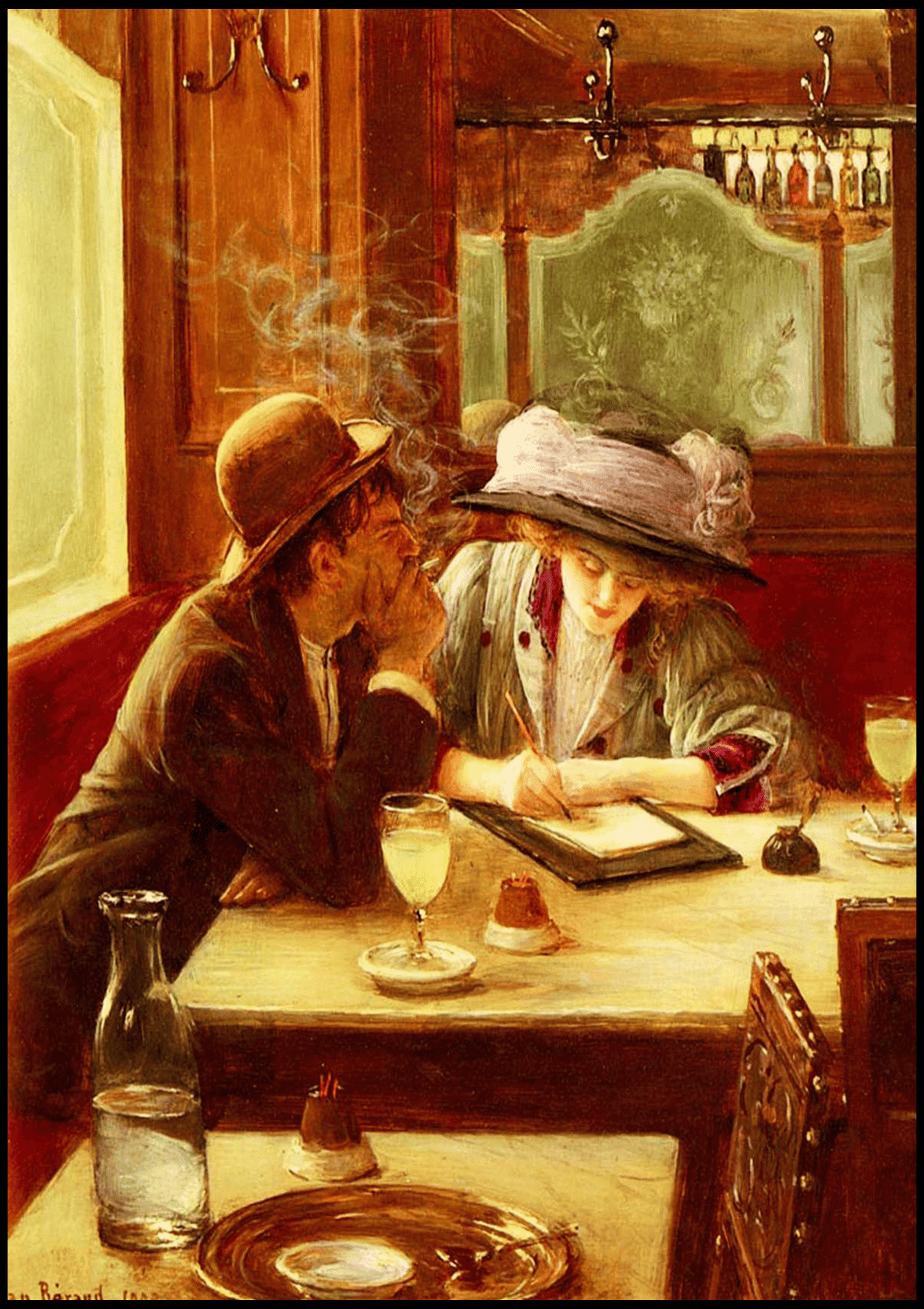 Jean Béraud - La Lettre - Hakyarts