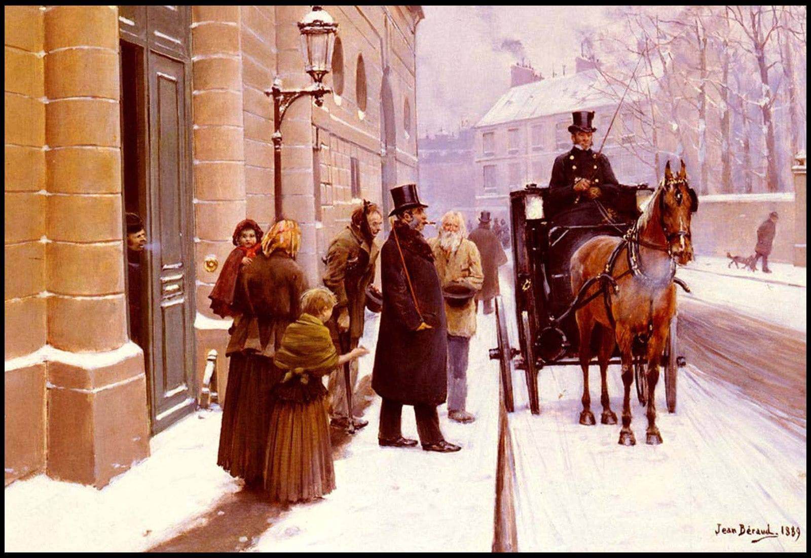 Jean Béraud - Sortant De La Madeleine - Hakyarts